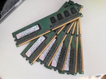 Predám RAM 1GB DDR2 – 6 kusov