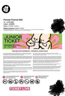 Pohoda 2025 JUNIOR lístok