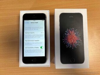 iPhone SE (2016) 32GB - 84% kapacita batérie