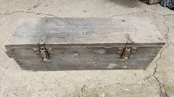 Vojenska drevena krabica bedňa 7.