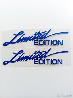 Nové modré nálepky Limited Edition
