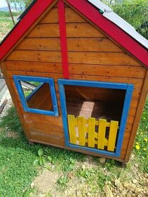 Detský drevený záhradný domček - Rezervované