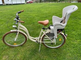 Dámsky retro bicykel kenzel bellissima + detská sedačka