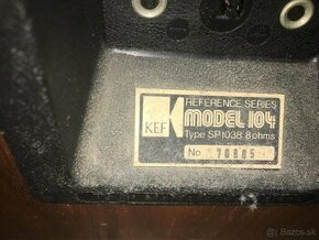 Vintage reproduktory značky KEF model 104