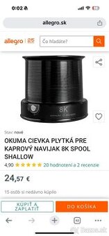 Náhradne cievky Okuma 8K