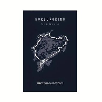 Plagát nurburgring