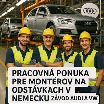 Hľadáme partiu na odstávku v závode Audi a VW v Nemecku.