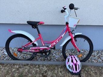 Pekný ružový detský bicykel CTM 20” | Prilba | Super stav