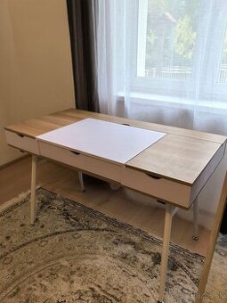 Písací stôl 120x60x76cm s úložným priestorom