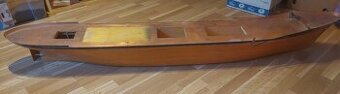 Predám drevený trup modelu lode – 200 cm