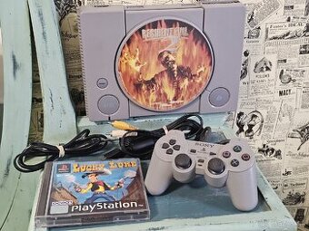 PLAYSTATION 1 + GAMEPAD + HRA 》PS1 SCPH-5502