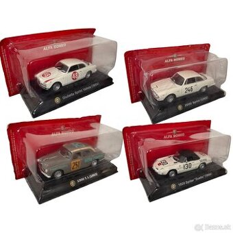 Zberateľské kovové modely Alfa Romeo v mierke 1:43