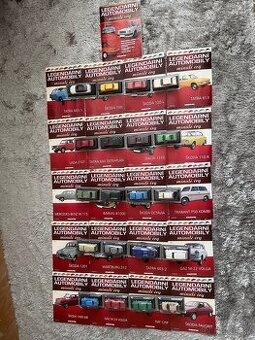 Sada prvých 20 čísel série Legendární automobily - 1
