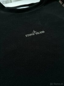 STONE ISLAND BLACK T-SHIRT - 1