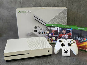 Xbox One S 500GB + 1 ovládač + Fifa, NHL, Project Cars