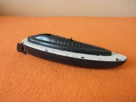 stará československá hračka - plechový čln Zbrojovka