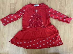 Coccodrillo červené šaty “vianočne”, velkost 80
