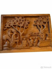 Obraz - drevorezba / Makavijera - wood carving