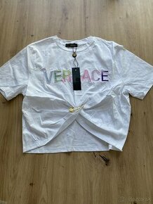 versace crop top tričko S,M