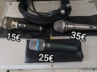 Mikrofón na spev od 15€
