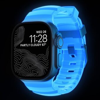 Apple watch Nomad Rocky Point Band Icy Blue Glow, limited