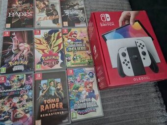 Nintendo Switch Oled + hry