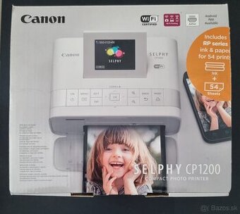 Tlaciaren fotiek-Canon Selphy CP1200+foto papier.