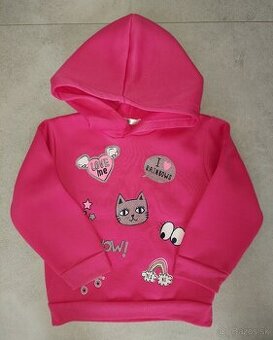 dievčenská mikina (104 cm)