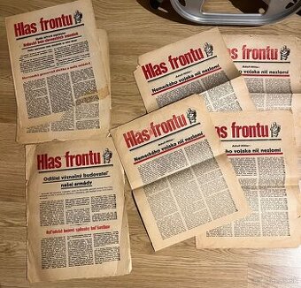 Noviny Hlas frontu Slovensky stat východný front RD - 1