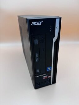 Počítač ACER SFF.Intel AMD A8 4x3,10GHz.8gb ram.120gb SSD.