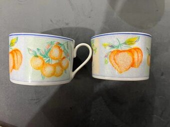 Salky s ovocnym vzorom