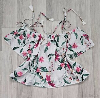 Kvetinová boho blúzka