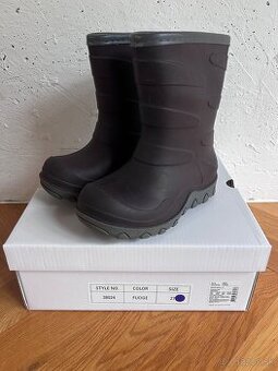 MIKK-LINE zateplené gumáky/snehule, fudge