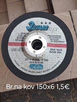 Brúsne kotúče na kov