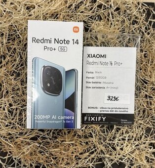 Xiaomi Redmi Note 14 Pro+ Čierny - 512 GB