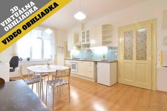 Veľký 2-izbový byt vo vintage štýle s pivnicou,centrum Nitry