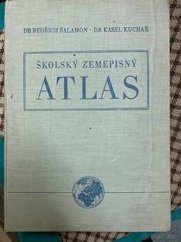 Predám 2 ks škol. zemepisný atlas z r. 1953