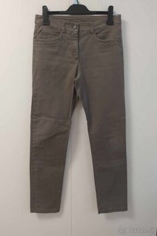 Dámske hnedé nohavice/rifle/džínsy (C&A)
