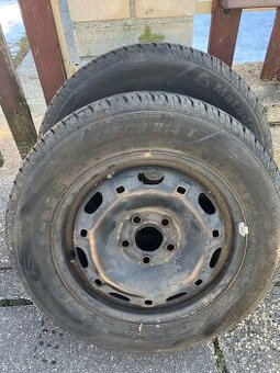 Štyri disky s letnými pneumatikami - Fabia 1, Octavia 1