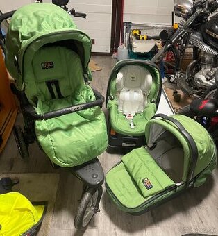 Kočík Peg Perego GT3, vanička Navetta, autosedačka