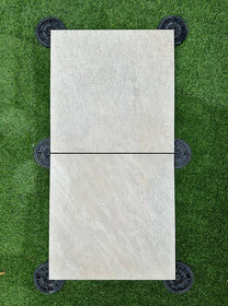 Dlažba terasova krémova, hrúbka 2 cm, 60x60 dovoz zdarma