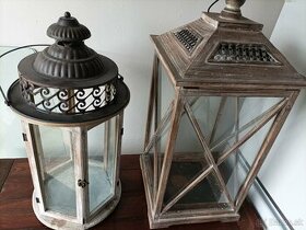 Vintage lampáš vintage svietniky