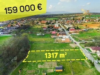 Pozemok pre Rodinný Dom_PREDAJ_1317 m2