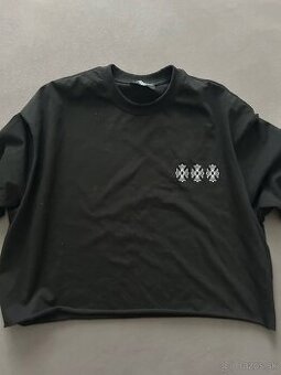 chrome hearts cropnute tricko