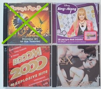 ROZNE CD VÝBERY - kus 1,00€ č.2