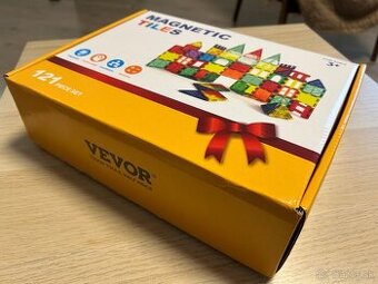 Magneticka stavebnica - Magnetic tiles - 121ks