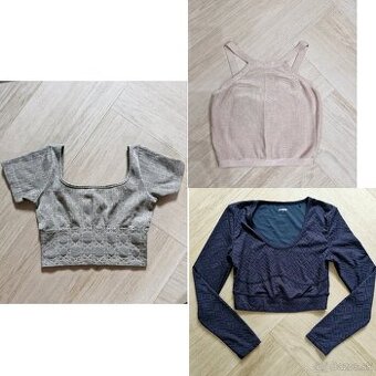 Guess, Marciano tricko, crop top XS - M