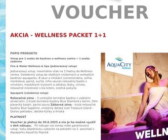 Aquacity poprad welness packet 1+1