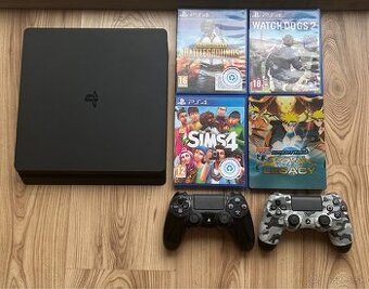 PlayStation 4 (PS4) + 2 Ovládače