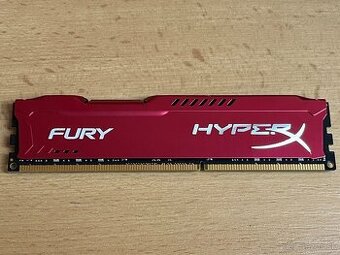 Kingston HyperX 8GB DDR3 1600MHz CL10 Fury Red Series